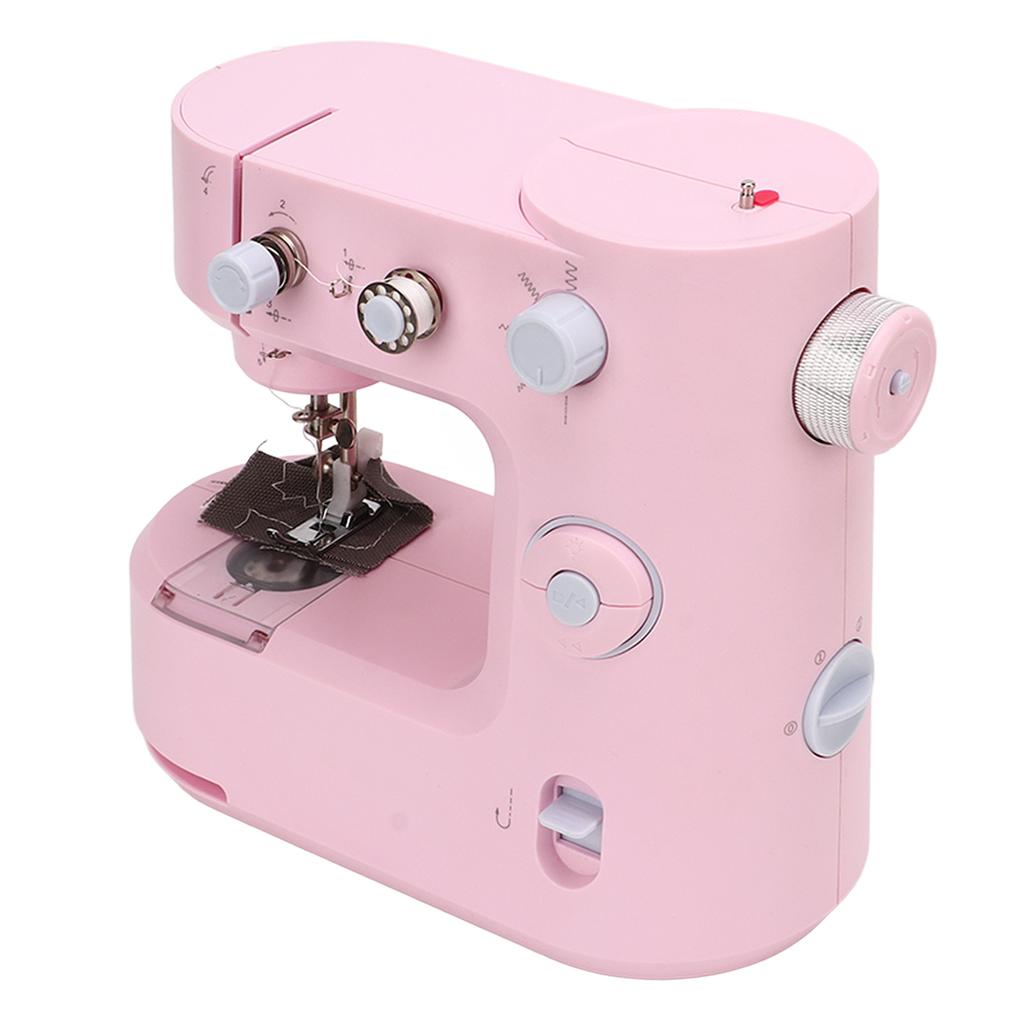 Швейная машина 5 стежков портативный небольшой оверлок многофункциональная домашняя швейная машина для семьи