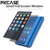 PKCASE Смарт-зеркало Флип-чехол для телефона для Samsung A05 A05S A15 A35 A25 A33 A34 5G Note 20 Ultra Ударопрочный Кожаный Чехол-подставка