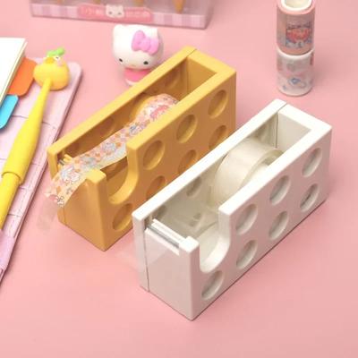 1 шт. Креативный диспенсер для скотча Kawaii, база для резака, укладка для студенческого офиса, канцелярские принадлежности в подарок