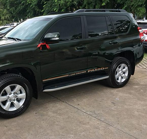 Toyota Prado 10-22 Модели Автомобильная Полоса на Кузов Наклейка на Поясную Линию.