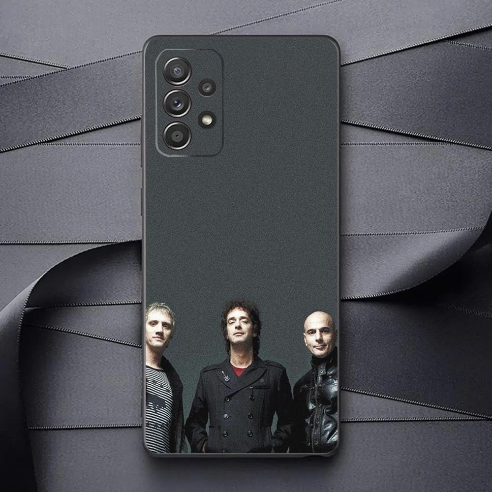 Band SODA S-STEREO Phone Case For Samsung Galaxy A13,A21s,A22,A31,A32,A52,A53,A71,A80,A91 Soft Black Phone Cover
