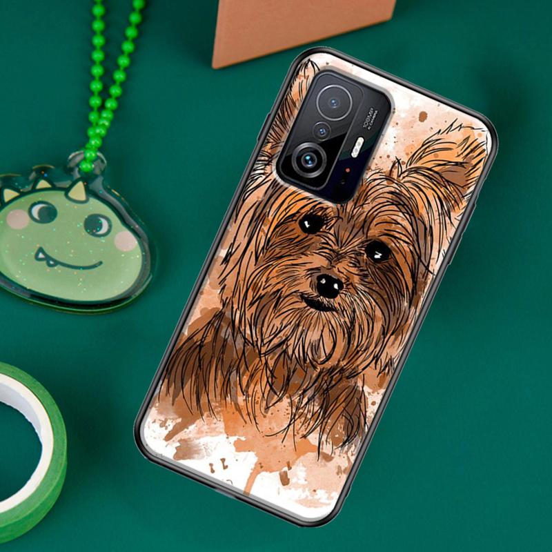 Чехол для собаки йоркширского терьера для POCO F5 X5 X3 Pro X4 F4 GT F3 M5s C40, чехол для Xiaomi 13 12 Lite 11T 12T Pro 12X