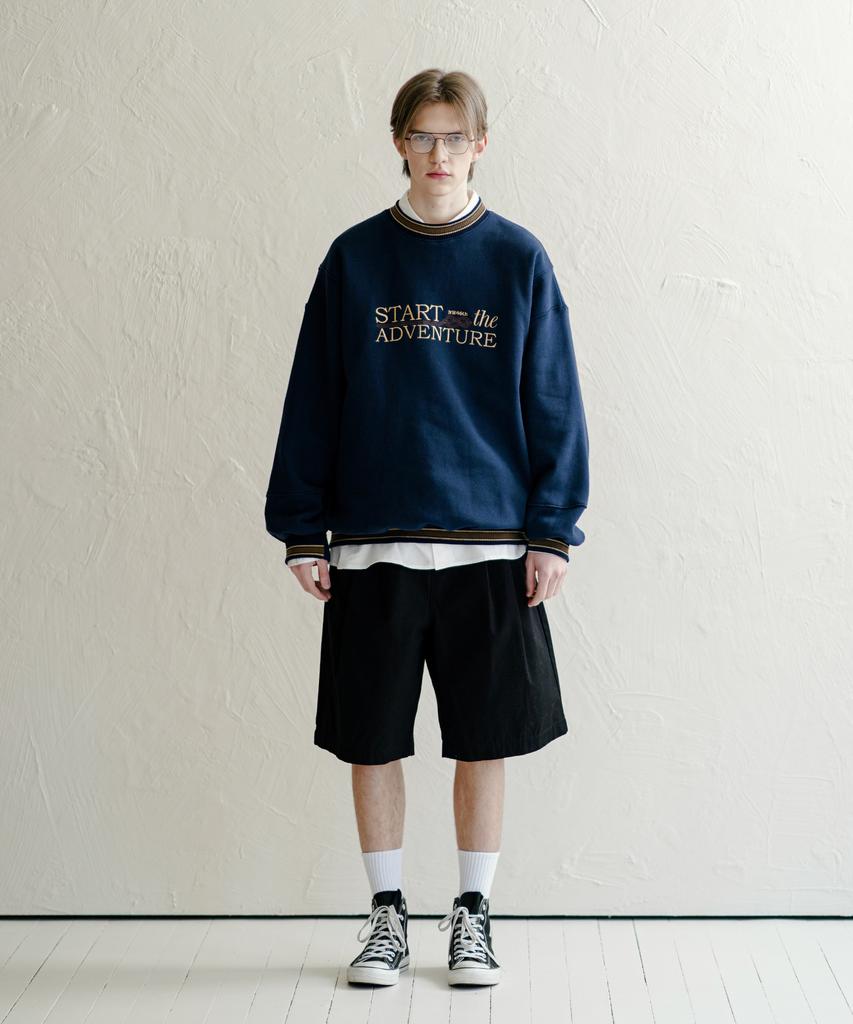 WV PROJECT Ropes Sweatshirt Navy Jimt7649