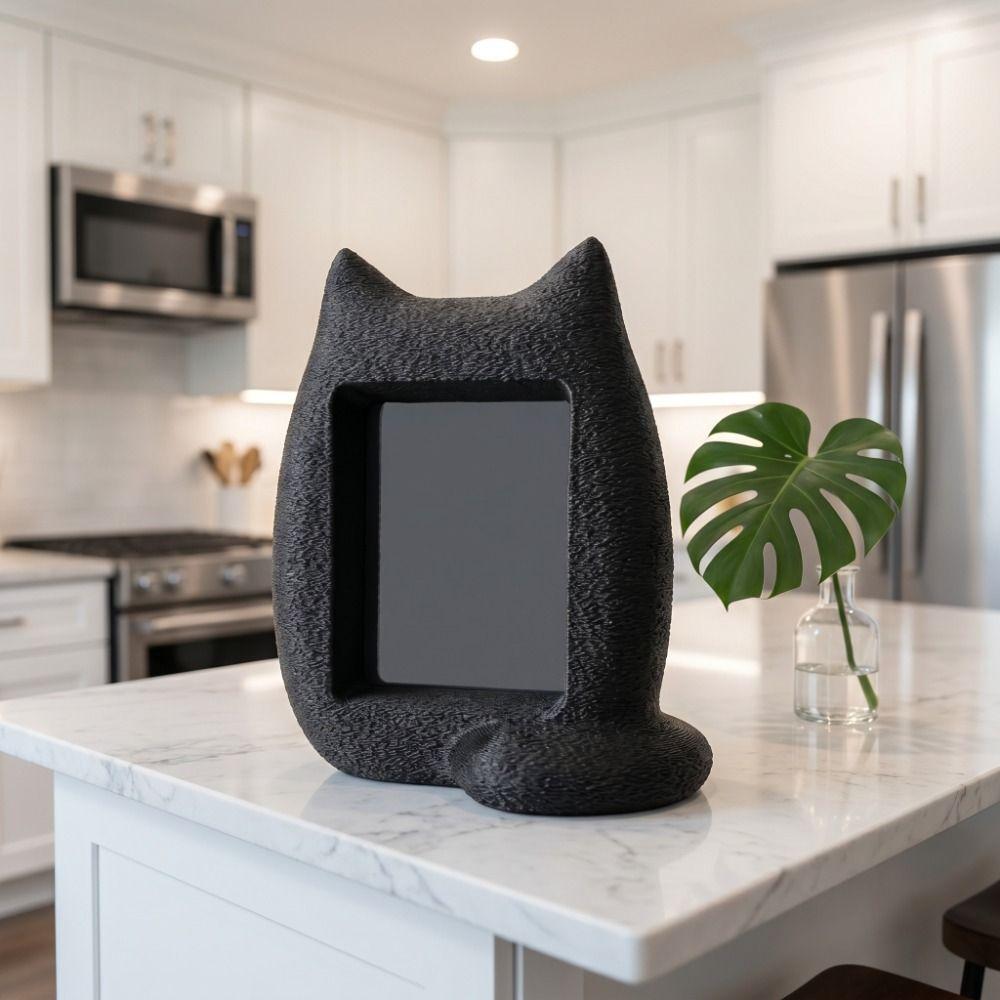 Home Decoration Cat Photo Frame 3D Printed DIY Desktop Ornament Album Ornament Office Desk