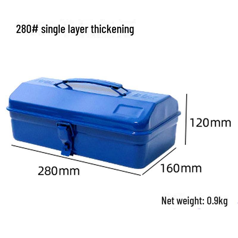 Утолщенный металлический ящик для инструментов для дома и автомобиля — доступен в одно- или многослойном исполнении