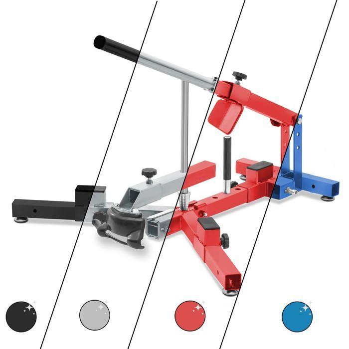 Démonte-pneu moto - ConStands MD4 - Bleu - Compatible 12-21 pouces - Robuste et efficace