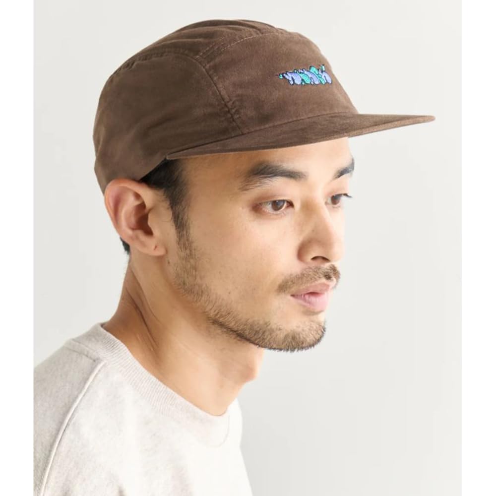 NANGA X RYUJI KAMIYAMA JET CAP BRN FREE Ryuji Kamiyama Collaboration Jet Cap, One Size Fits All, Brown
