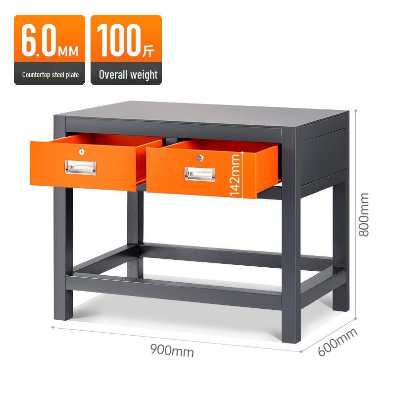 Heavy-Duty 6.0 Mold Die-Casting Workbench with Steel Plate and Anti-Static Mat