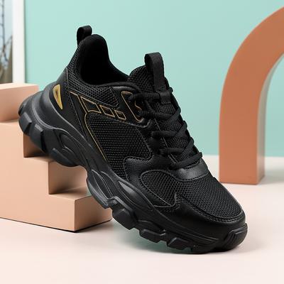 Женские весенне-осенние массивные кроссовки, модные дышащие сетчатые уличные теннисные туфли на платформе для женщин, легкая дизайнерская обувь