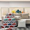 Racing Print Flannel Blanket  Soft Plush AllSeason Bed Sofa Camping Birthday Holiday Gift