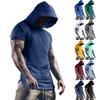 Men's Sports Mesh Quick-drying Short-sleeved Hooded Shirt