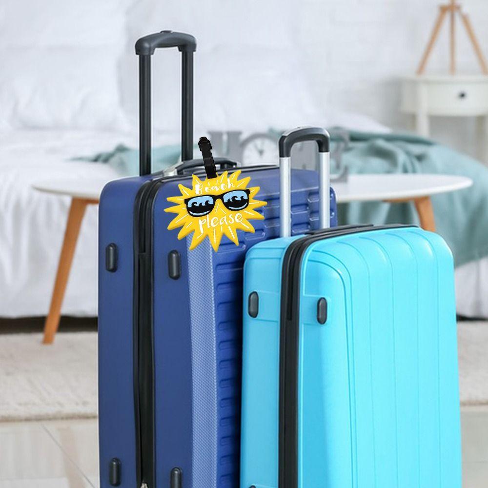 Cartoon Style Cartoon Luggage Tag Travel Accessories Name ID Address Tags Baggage Boarding Label