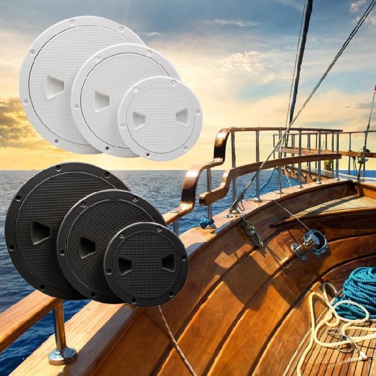 4/6/8 Inch ABS Twist Out Plate Water Tight Seal Boat Deck Inspection HatchTwist Screw Out Deck Plate Simple Installation