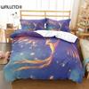 Phoenix Duvet Cover Set King Queen Size For Kids Boy Girls Bedding Set Yellow Animals Pattern Polyester Quilt Cover With Zipper