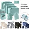4/7/8 Piece Set Travel Bag Organizer Clothes Luggage Travel Organizer Blanket Shoes Makeup Organizers Bag Suitcase Pouch Packing Cubes