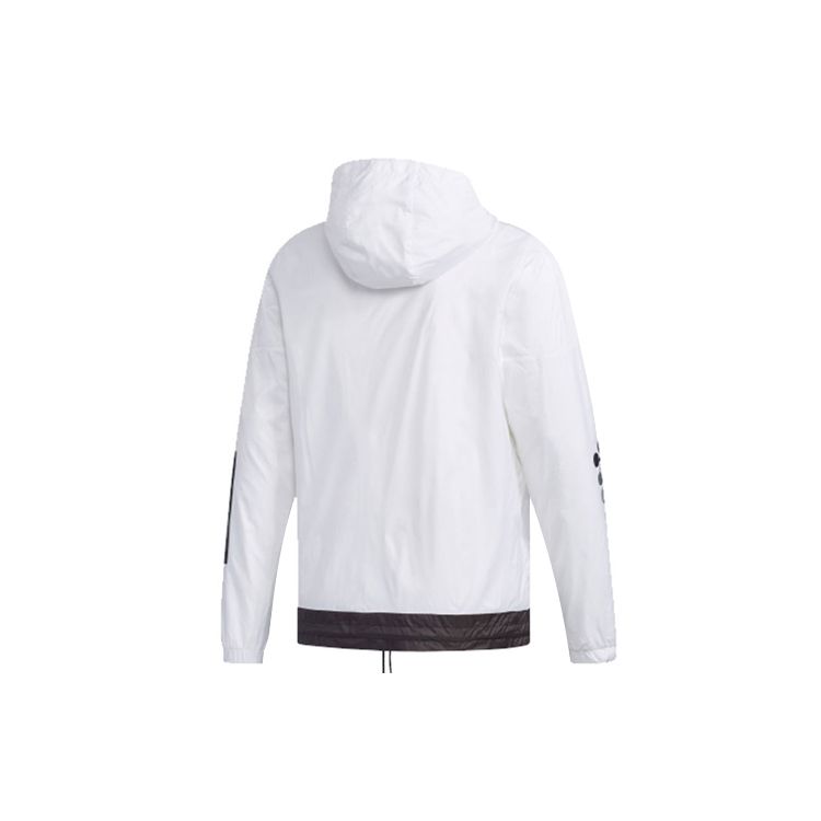 Adidas Neo Mickey Casual Sports Hooded Jacket Men Jackets White EI4535