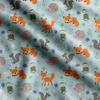 Soimoi Llama Alpaca Print,  Cotton Cambric, Quilting Fabric Sold by The Yard 42 Inch Wide, Medium Weight Cotton Fabric, Sewing  Supplies,