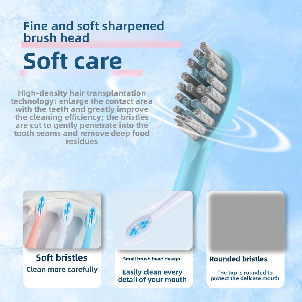 Новое поколение электрических зубных щеток для взрослых с мягкой щетиной, водонепроницаемая электрическая зубная щетка с маленькой головкой и мягкой щетиной оптом