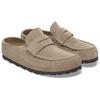 Birkenstock Неаполь Упакованные Модные Удобные Дышащие для улицы Подошва из ЭВА-резины Износостойкие Закрытый носок Шлепанцы Унисекс Шлепанцы Серо-коричневые 1029675