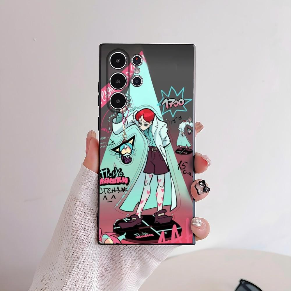 Anime P-Psychocuties Mimi Phone Case For Samsung Galaxy S25 S24 S22 S23 Ultra S21 S20 Plus rosted Non-Slip Full Cover Soft Case
