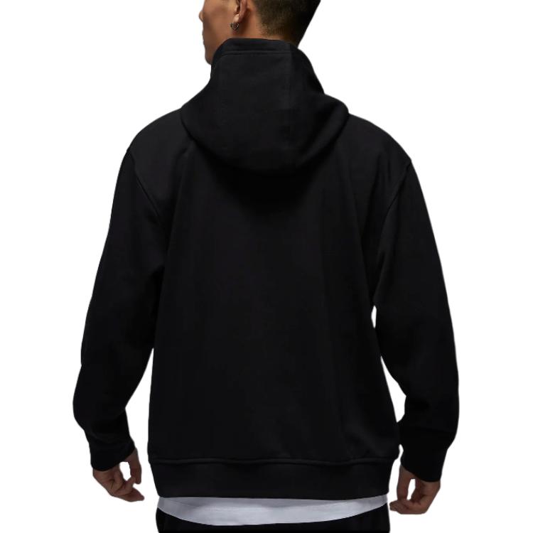 Jordan Спортивная толстовка с перекрестным дизайном Dri FIT мужская черная FV8627-010