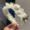 4СМ Модная женская и девичья клетчатая повязка на голову с поролоновой подкладкой, женские повседневные обручи для волос, аксессуар