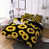 Sunflower Duvet Covers Twin Duvet Cover Soft Breathable Microfiber Material, Birthday Gift For Bedroom Decor, Youngsters Gifts