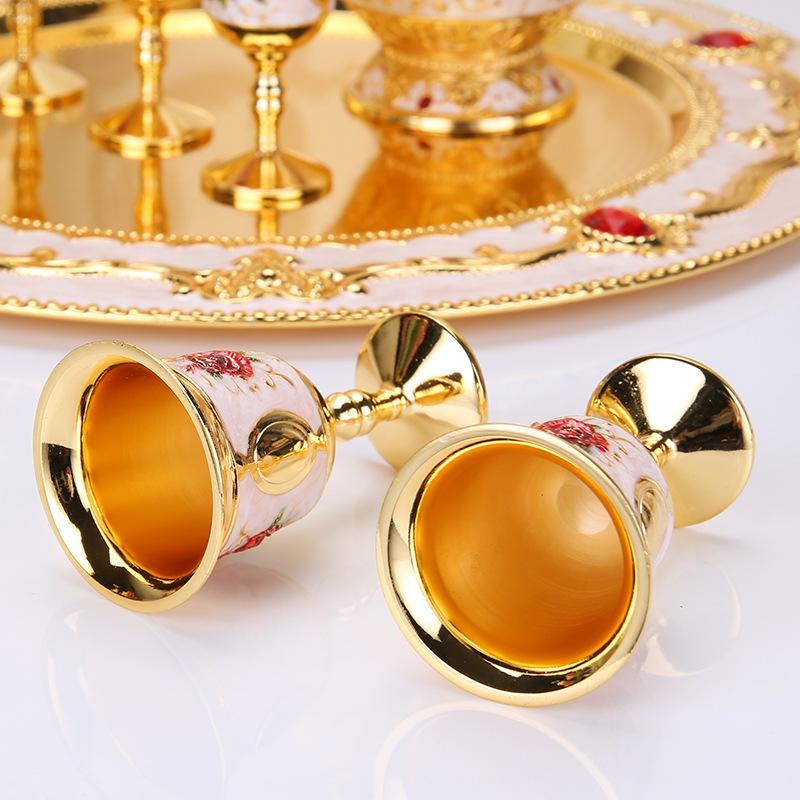 Цветная оловянная фляга для вина, Байцзю, высококачественное креативное домашнее украшение, мужской подарок, набор для вина, набор для чая, винный бокал