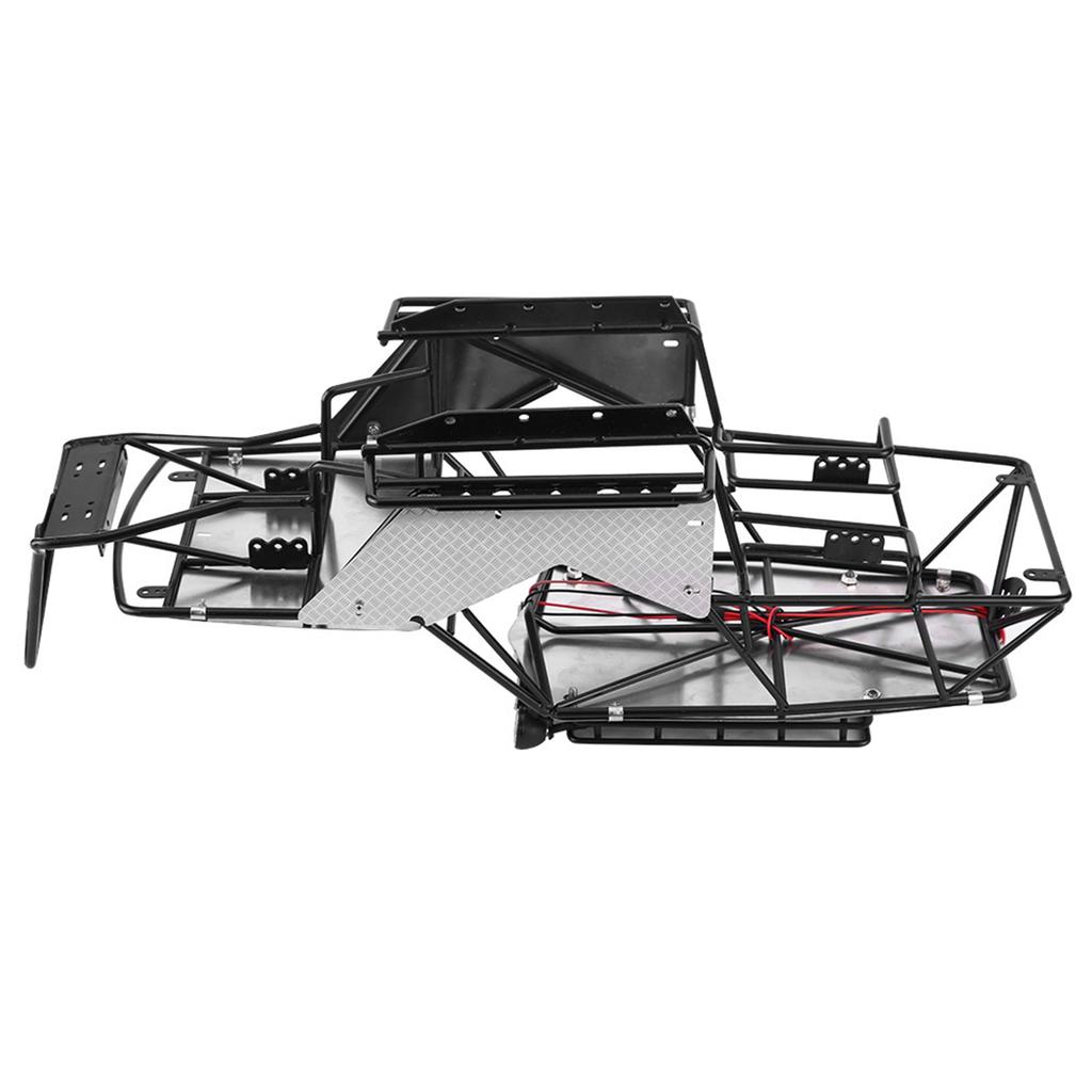 Металлический каркас с защитной пластиной, багажник на крышу, фары для Axial Wraith AX90018 90020 110 RC-автомобиля