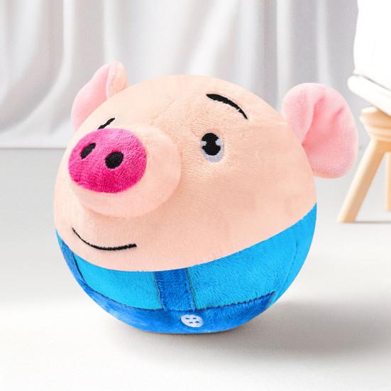 Электрическая плюшевая прыгающая игрушка-свинка, повторяет то, что вы говорите, для малышей, мальчиков, девочек, развивающая, говорящая, поющая, музыкальная, плюшевая игрушка-свинка, интерактивная игрушка