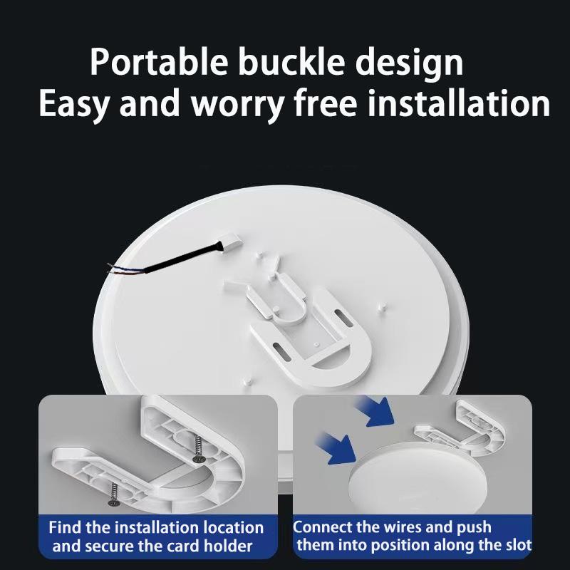 Светодиодная потолочная лампа с датчиком движения 12 Вт 24 В Освещение для умного дома Светодиодные потолочные светильники для прихожей, балкона, коридора 85-265 В