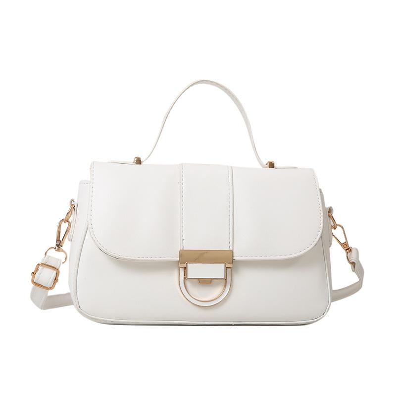 Сумка женская 2024 новая модная популярная портативная маленькая квадратная сумка простая фактура сумка через плечо сумки