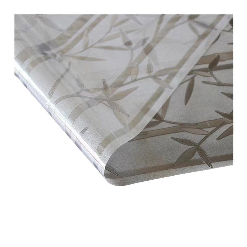 Fugui Bamboo Static Window Sticker Balcony Frosted Glass Film Sunshade Anti-privacy Film Self-adhesive Window Paper Painting