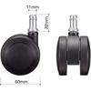 Kokuyo A-CS18UF6 Диаметр 60 В (Обернутый полиуретаном) Комплект из 5 роликов