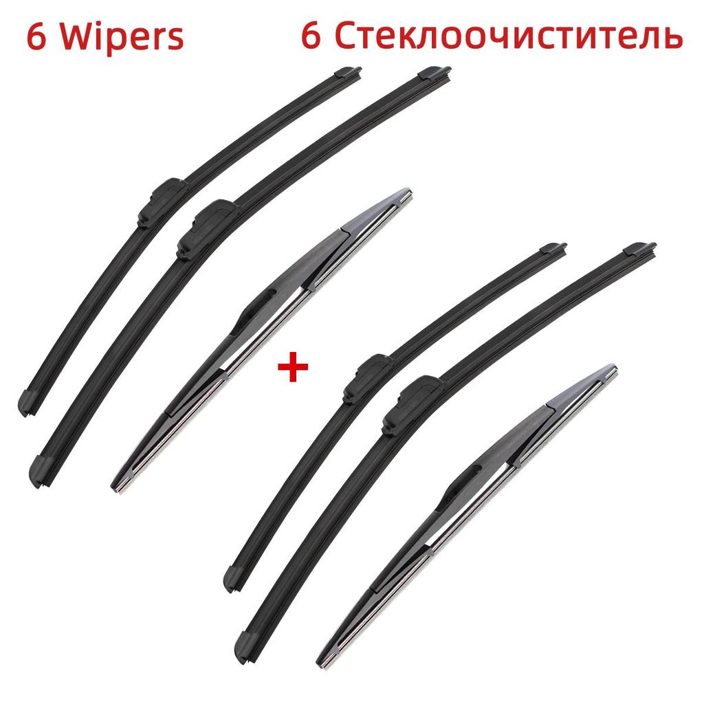 3 шт. щетки стеклоочистителя для Subaru Impreza Hatchback MK3 GE GV GH GR 2007-2014 24 "16" 16 "подходят для переднего лобового стекла, щетки для окон, резак, аксессуары