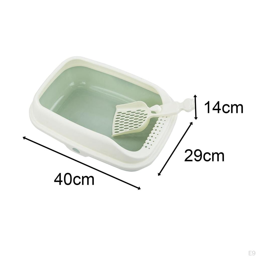 Открытый лоток для кошек Kitty Tray Горшок Туалет Подкладка для кролика