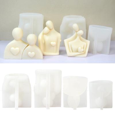Формы для литья из смолы, DIY 3D силиконовые формы, геометрические формы для свечей, силиконовые формы, ремесленные изделия для изготовления свечей