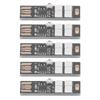 5 шт. Супер Мини USB Лампа Тонкая Ультратонкая Меняющая цвет 7 цветов RGB Ночник 4 LED ТВ