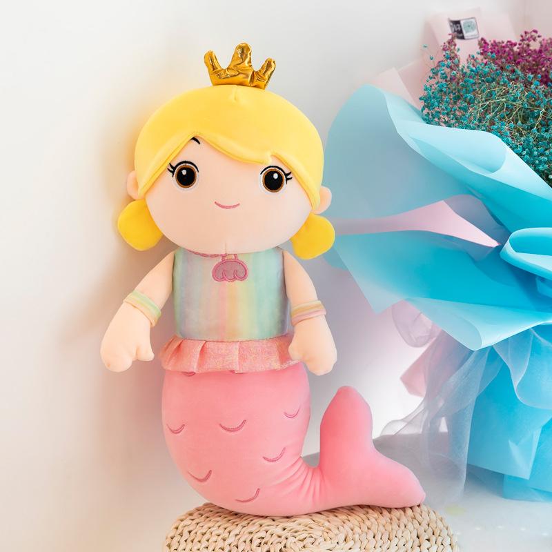 Кукла-подушка русалка милая кровать плюшевая игрушка принцесса дети девочка кукла