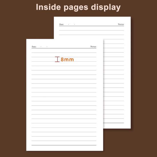 Блокнот с обложкой из искусственной кожи, гладкое письмо, офисный блокнот, водонепроницаемый, дневник для записей, личный блокнот