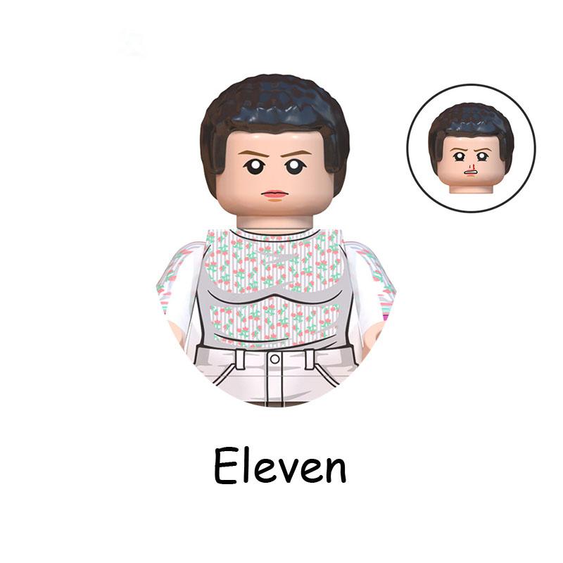 Ужасный фильм Вверх тормашками Дастин Майк Лукас Уилл Элевен Конструктор Модель Фигурка Действия Игрушки Для Детей