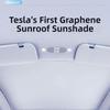 For Tesla New Model Y/3/YL graphene SunShades Glass Roof Sunshade Front Rear Sunroof Skylight Sunshade  cooling  sun protection