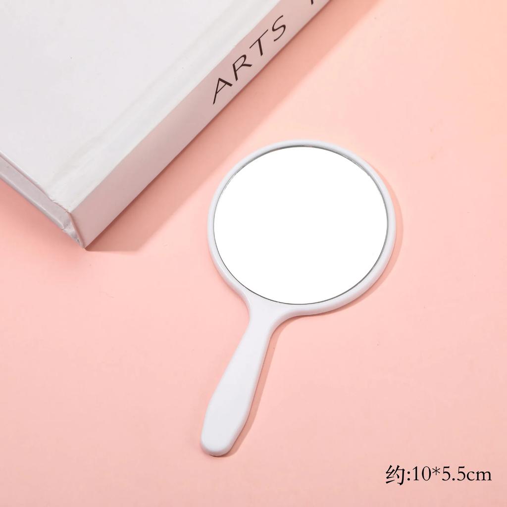 Наращивание ресниц ручное зеркало индивидуальный логотип в форме сердца квадратный спа салон персонализированные компактные зеркала для макияжа с ручкой
