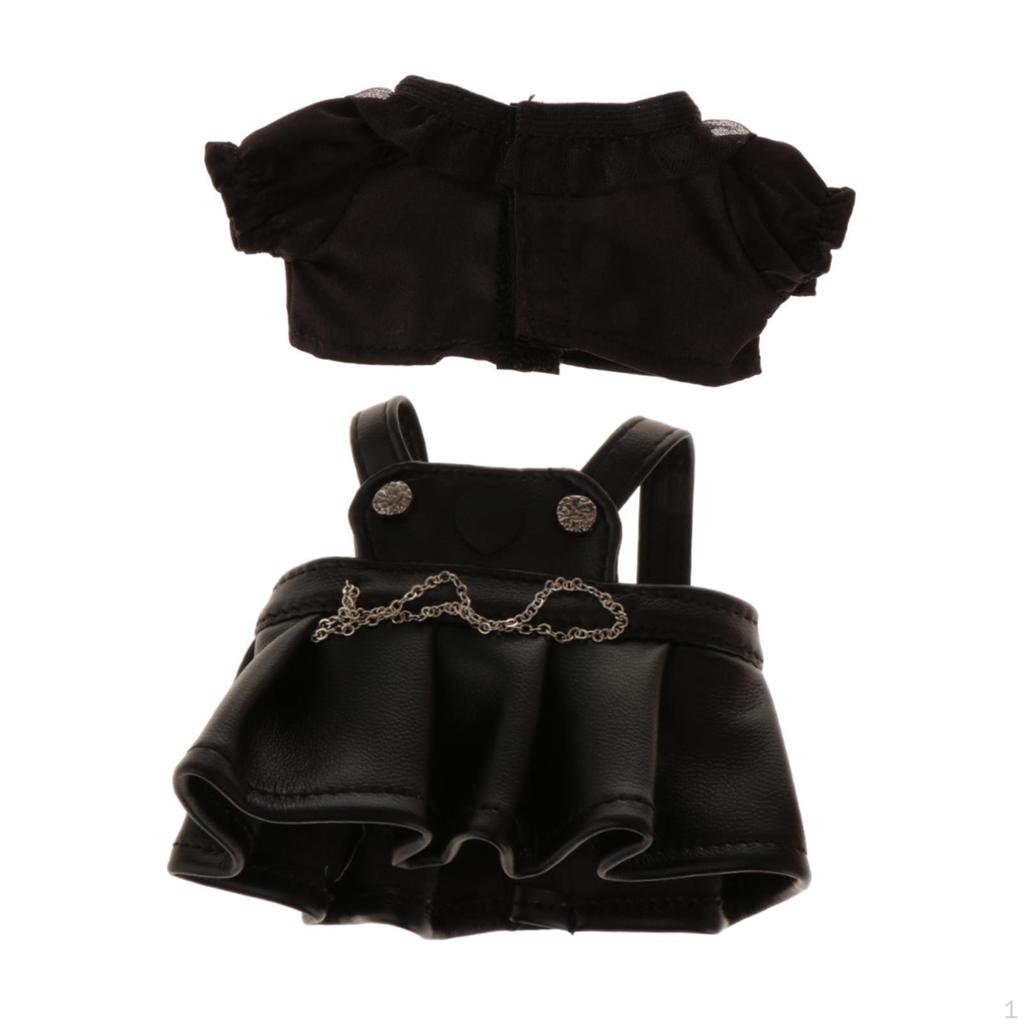 Plush Doll Clothes Costumes Fashion Girl Top Outfit Make Your Own Dolls for 15cm