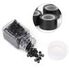 500pcs Aluminium Silicone Beads Hair Extension Tubes Microrings Hair Braiding Decorations