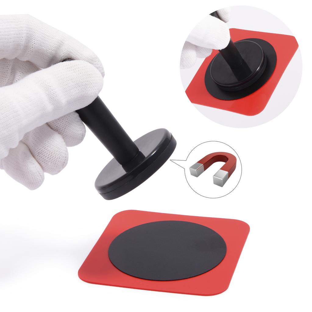 FOSHIO 4/8pcs Anti-Slip Adsorptive Patches For Magnet Gripper Window Glass Film Holding Pad Fixing Tool Car Tinting Accessories