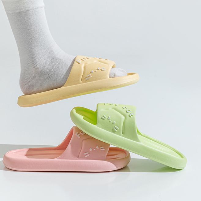 Тапочки из ЭВА для женщин на лето, новые домашние тапочки для душа с защитой от запаха, нескользящие домашние прохладные тапочки для мужчин