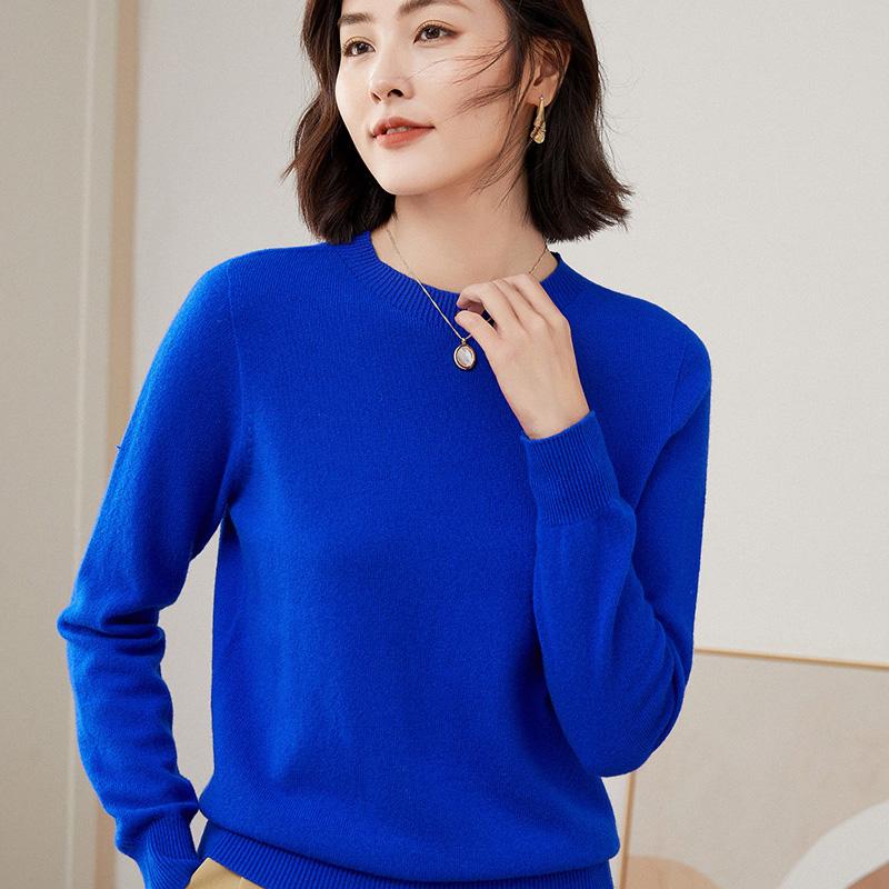 Женский свитер из 100% мериносовой шерсти, СОВРЕМЕННЫЙ НОВЫЙ кашемировый свитер SAGA, вязаный пуловер, зимний теплый женский джемпер, вязаный топ