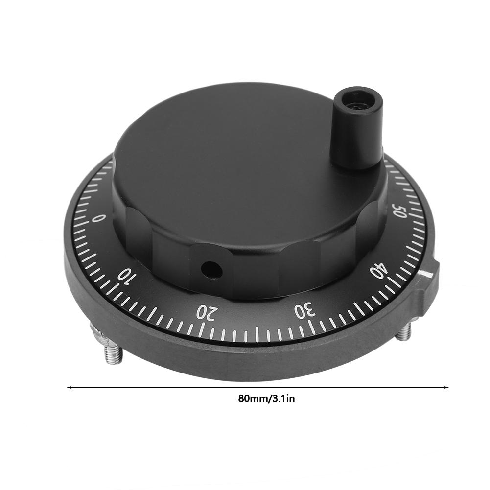 5 В 80 мм 6-контактный ЧПУ генератор импульсов черный маховик 100PPR ручной генератор импульсов вращающийся энкодер