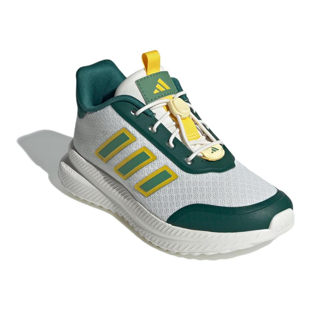 adidas X_Plrpath Сетчатая амортизация Отскок Нескользящие Дышащие Низкие Повседневные Кроссовки Детские кроссовки Белый Зеленый IH1150
